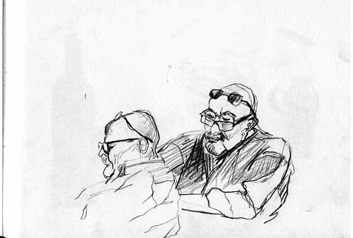 homme aux lunettes